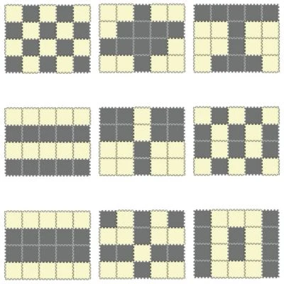 LittleTom Puzzlematte Kombi Grau Beige 16795 + 16792 18 Teile â Bild 6