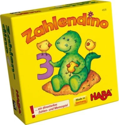 HABA 4928 Zahlendino (Zahlen- Und Memospiel)