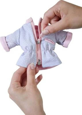 HABA 306547 Kleiderset Pünktchen-Parka, 32 Cm – Bild 2