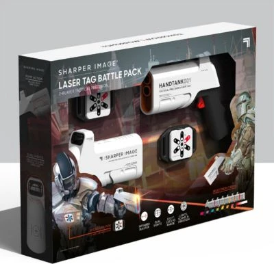 SHARPER IMAGE® Toy Laser Tag Handtank Battle Pack – Bild 6